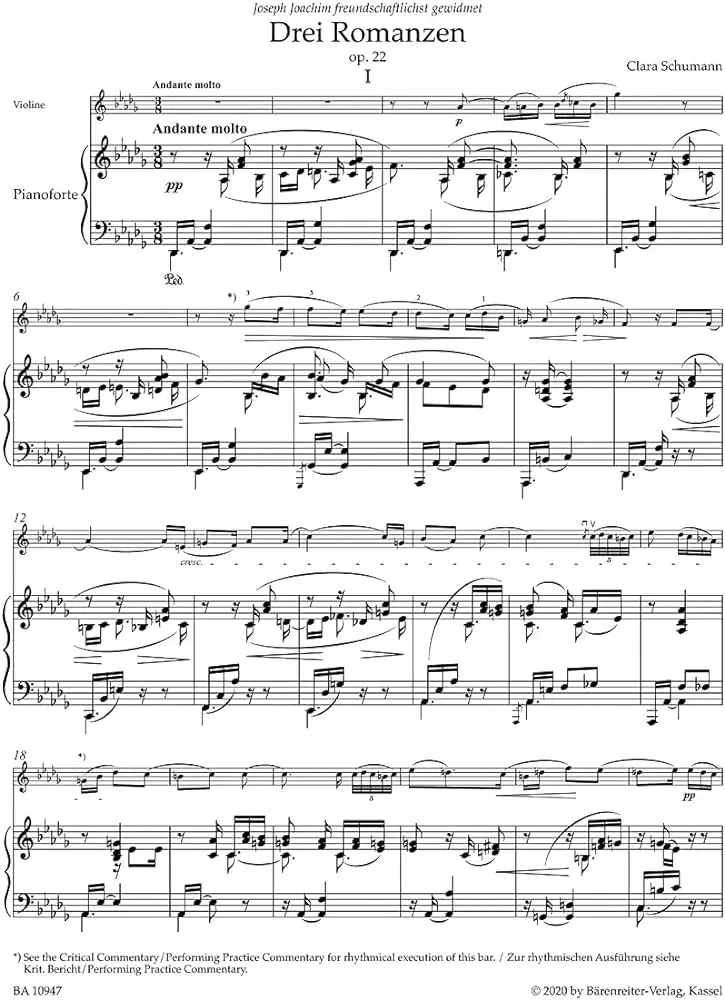 Clara Schumann: Los romances para violín - Who was Clara Schumann in love with clara schumann violin romances - Who was Clara Schumann in love with
